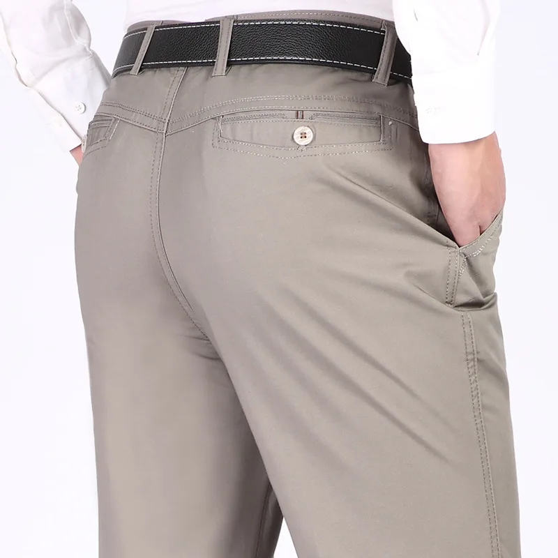 Брюки мужские хлопковые свободного покроя удобные прямые джоггеры повседневная