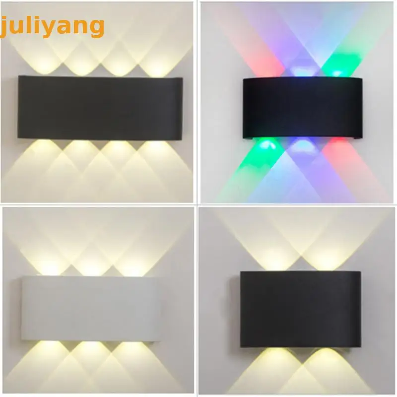 Современный 2w 4w 6w 8w led лестницы настенный светильник многоцветный светодиодные прожекторы Крытый светильник ing украшение для спальни бар магазин 220v 110v