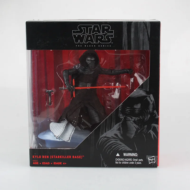 Звездные войны 7 La Forza Risveglia La Serie Nera Kylo Ren Starkiller база экшен-фигурка из ПВХ Da Collezione модель игрушки