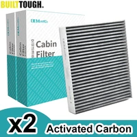 2x car pollen cabin air filter activated carbon for ford focus 2 3 galaxy kuga mondeo 4 c max s max 1315687 1494697 1253220