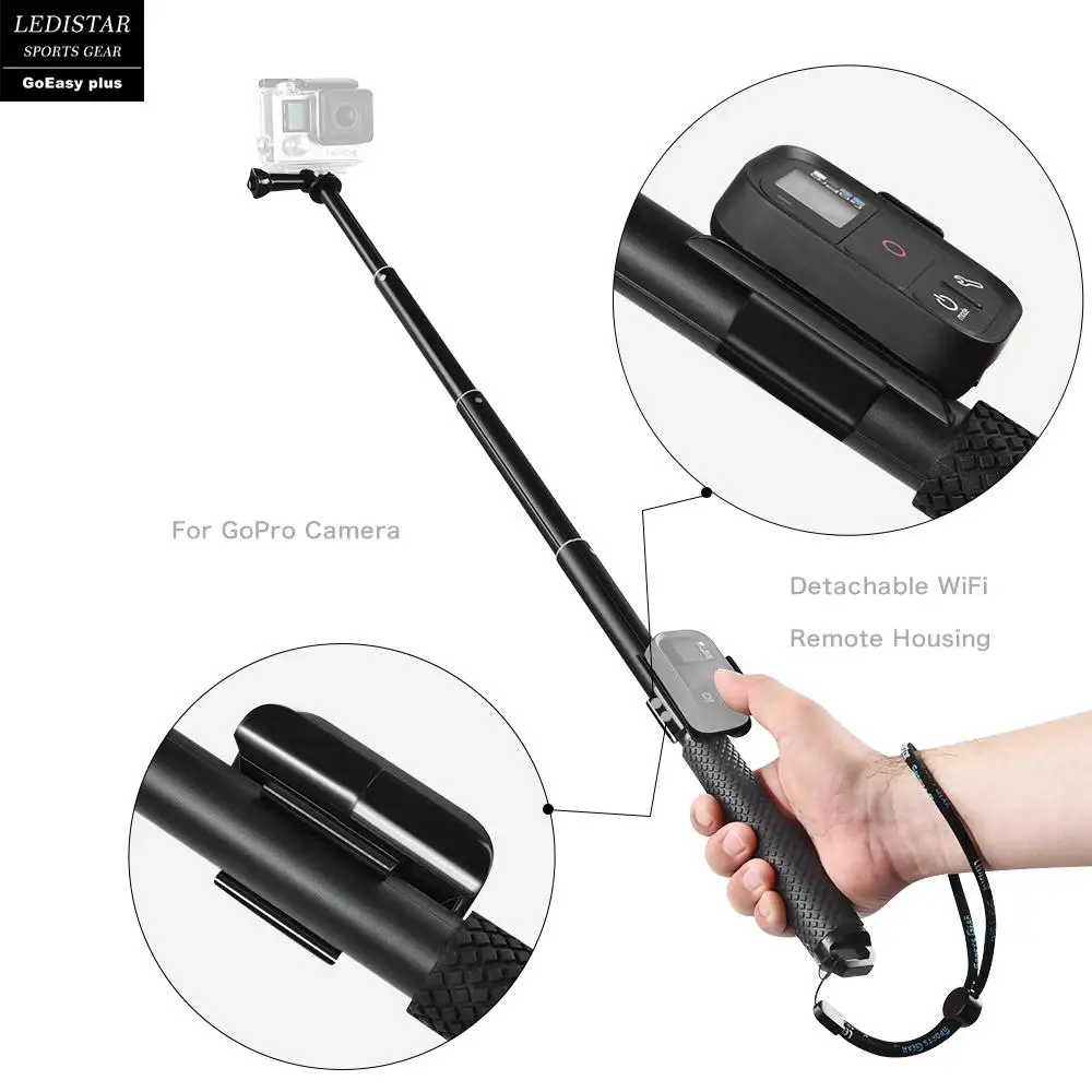 BEESCLOVER Extendable Selfie Stick for Phone Camera GoPro Bluetooth Potable Tripod For Cameras cell phone r25 | Электроника