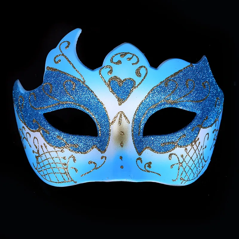 GNHYLL новая золотая Маскарадная маска Mardi Gras Note маска для женщин Венецианская маска Половина лица Венецианский шар маска для Хэллоуина Рождество