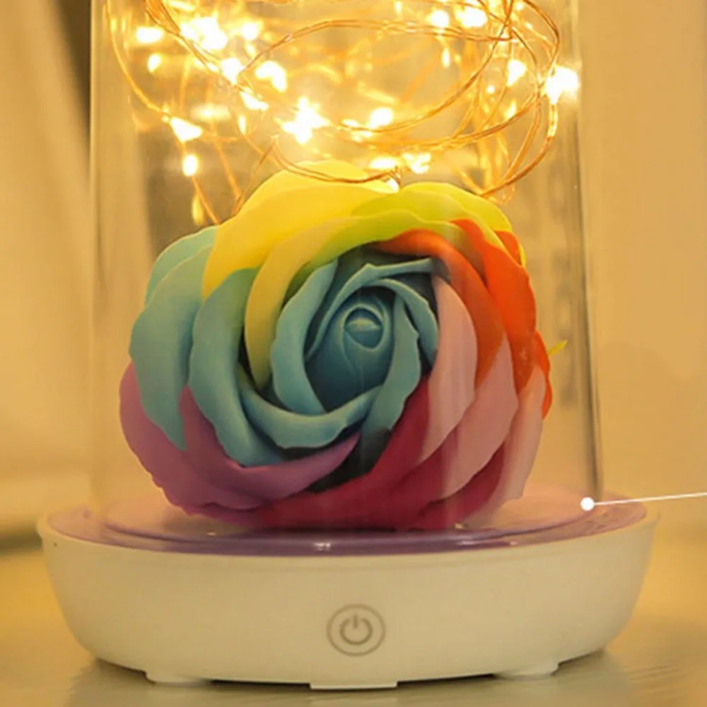 Милая красочная светодиодная USB зарядка в форме дьявола детский ночник