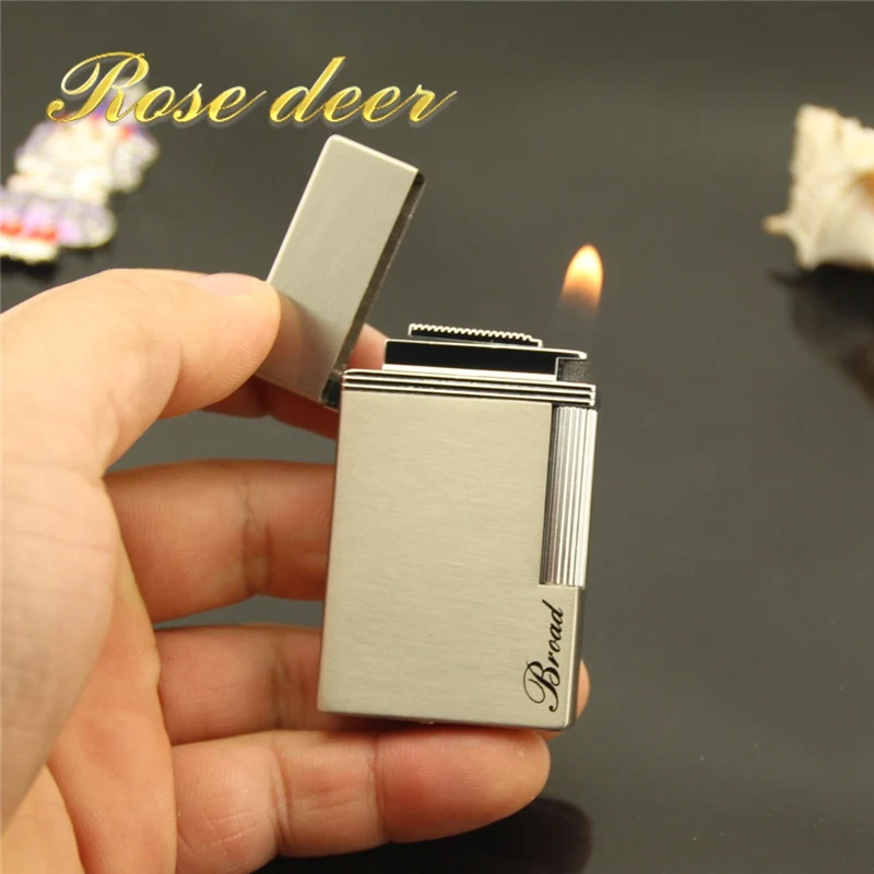 Metal Gas Lighter Windproof Refillable Adjustable Cigarette Flame Cigar Butane Torch Gadgets NO GAS | Дом и сад