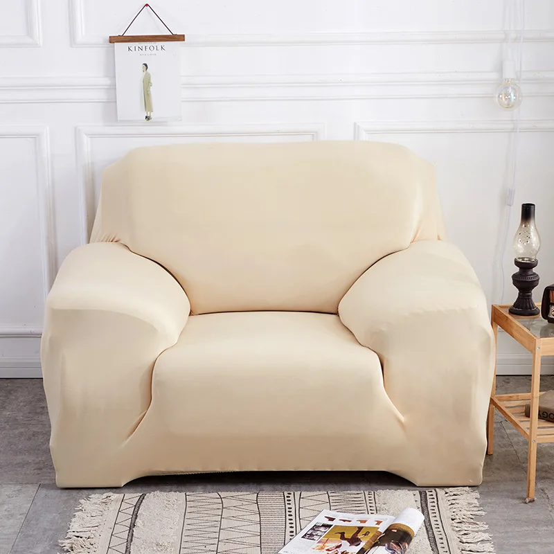 cream color Серый цвет, эластичный диван, чехол для дивана, чехлы для дивана, чехлы для гостиной, секционный диван, чехол, кресло, мебель - Цвет: cream color