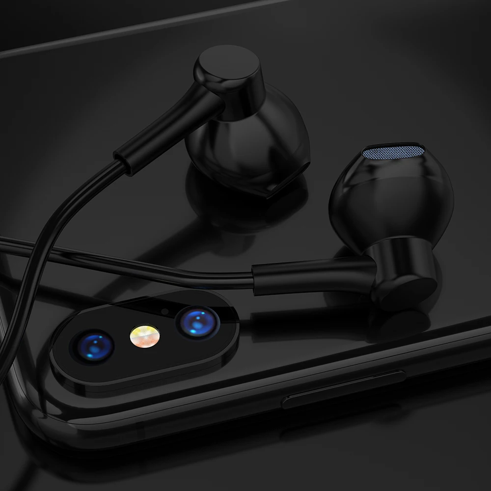 Brand Headset Super Bass With Mic for iphone phones Earphone Stereo Music HD Sound Red Black White fone de ouvido auriculares |