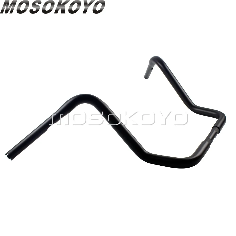 1" Rise Drag руль 38" широкий 1 1/" Бар Для Harley Touring комоды Baggers FLHT FLHTC 1982- Batwing обтекатель бар