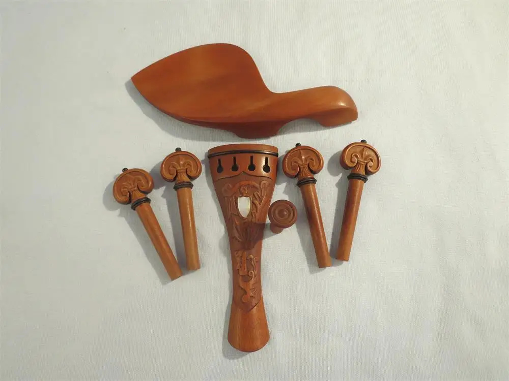 

1 компл. Резные детали для скрипки, красивые деревянные детали Jujube, тонкая работа