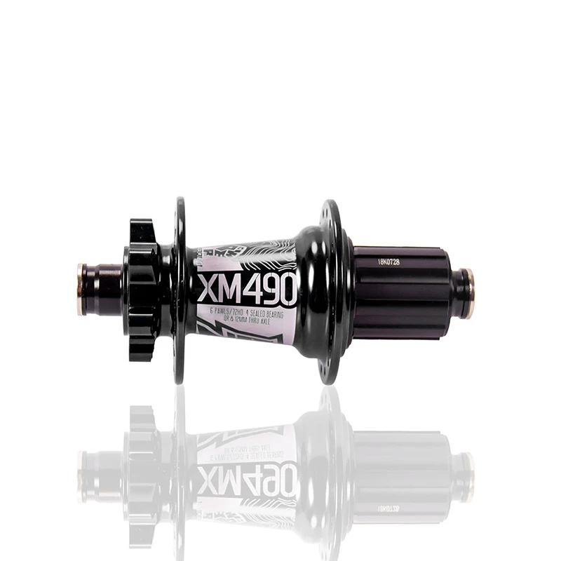 Koozer XM490 ступицы герметичные 4 подшипника MTB горный велосипед ступица задняя 10*135 мм QR 12*142 мм через 32 отверстия дисковый тормоз велосипедная ступица