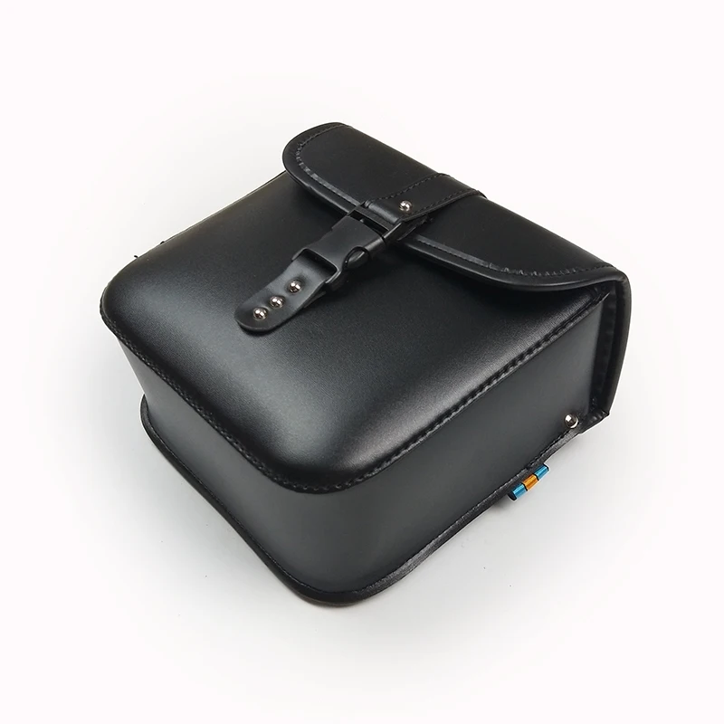 XL883 XL1200 Motorcycle Saddle Bags XL883 XL1200 Pu Leather Side Tool Bag Luggage Black Travel bags