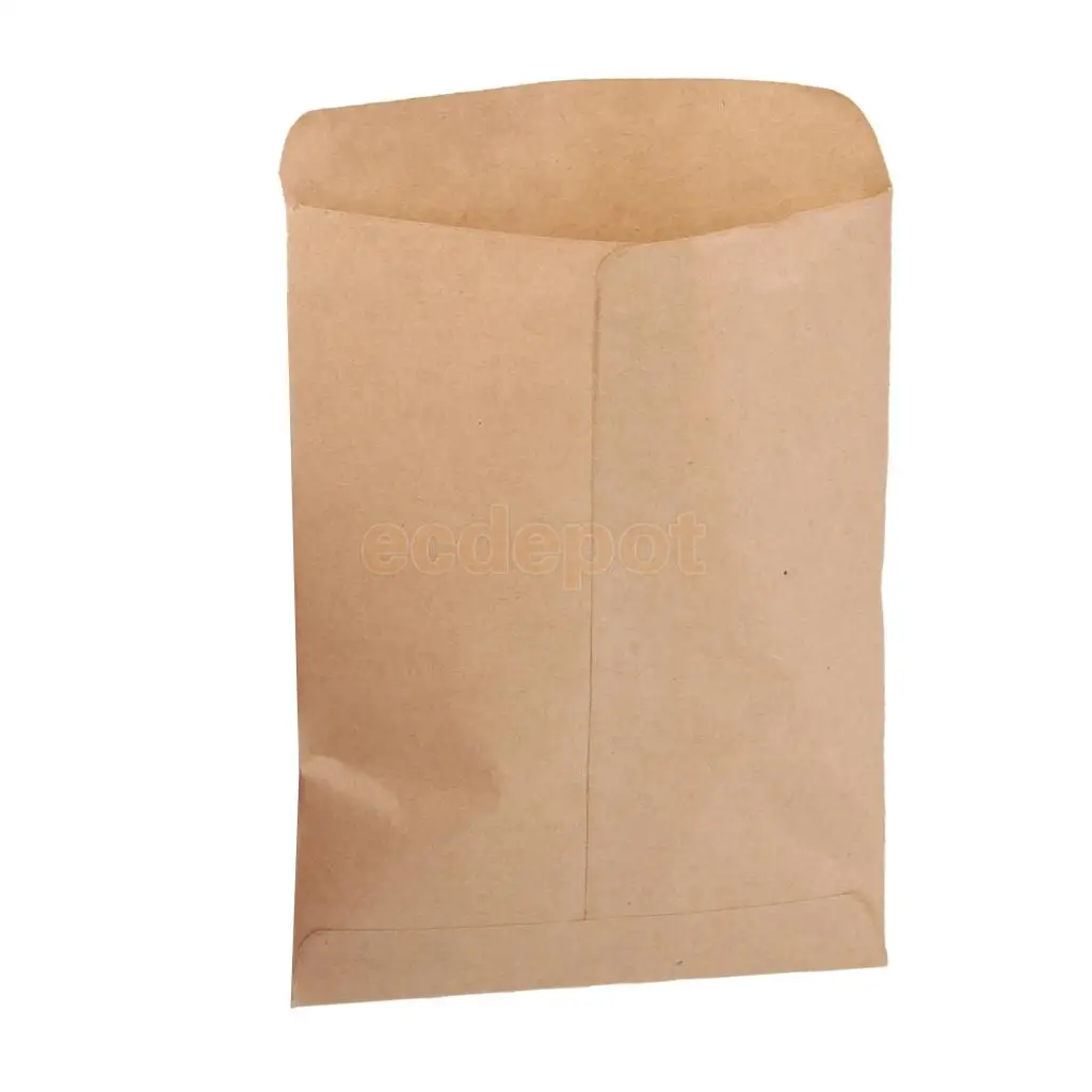 100pcs Vintage Kraft Paper Adhesive Bags Seed Corn Farm Bag Sack | Дом и сад