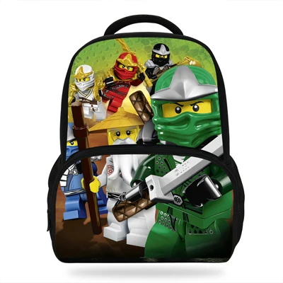 7E612 14 дюймов популярный детский мультяшный Ninjago рюкзак для девочек школьная сумка для мальчиков кунг-фу сумка для детей книжные сумки для подростков - Цвет: 7E612