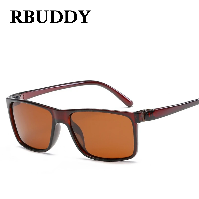 Мужские квадратные солнцезащитные очки RBUDDY брендовые дизайнерские с