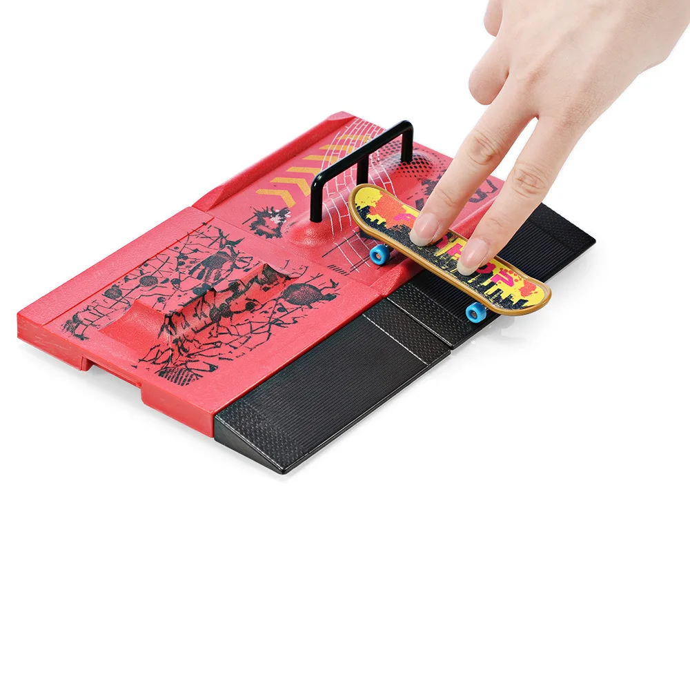Клиренс 1 комплект скейт-парк рампы части для грифа Fingerboard Finger Board Ultimate Parks детские