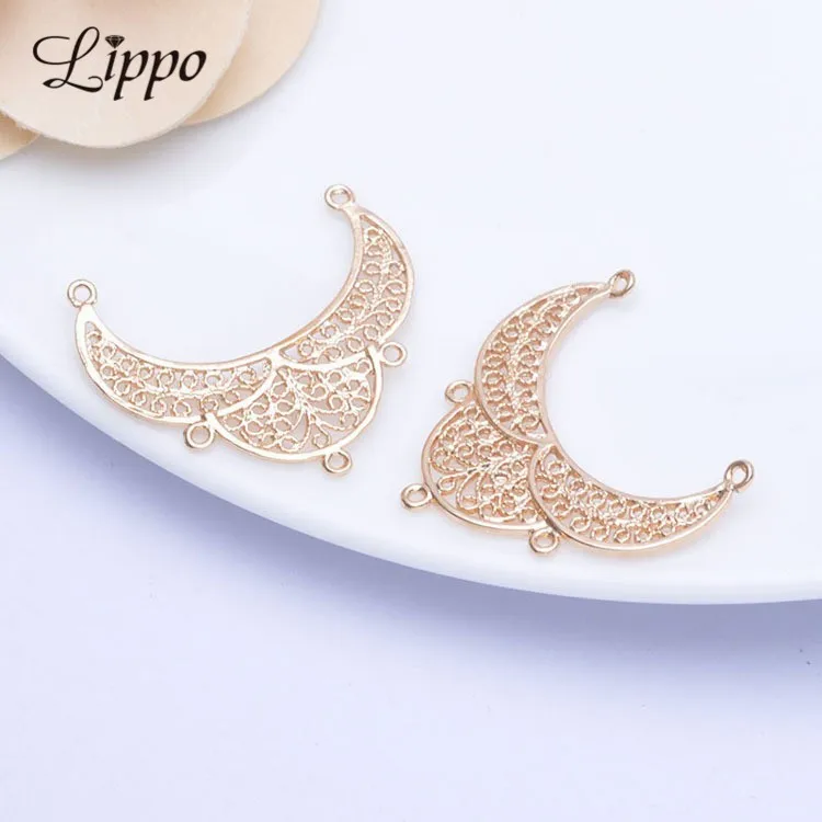 

10 шт., массивное ожерелье, ювелирный соединитель, оптовая продажа, Fermoirs Bijoux, 24 К, золотые ювелирные изделия, комплектующие, цепочка для свитер...