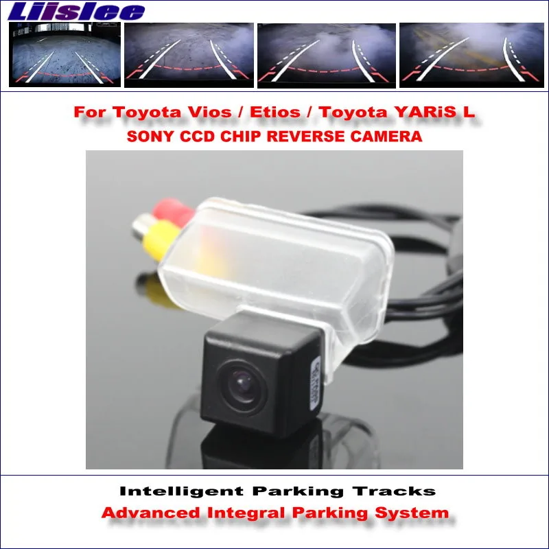 

Car Intelligentized Reversing Rear Camera For Toyota Vios Etios YARiS L 2014 2015 View Back Up / Dynamic Guidance Tracks