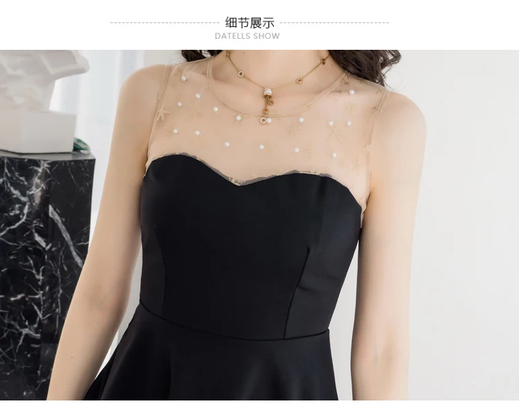 Абсолютно новое женское сексуальное черное платье прозрачное Сетчатое вечерние