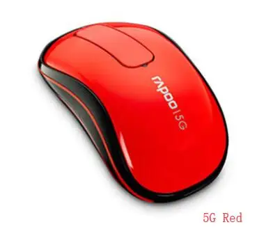 Оригинальная беспроводная мышь Rapoo T120P с сенсорным вибророликом, энергосберегающая, 5,8G, для офиса, дома, сенсорное управление для компьютера, ПК, ноутбука - Цвет: 5G Red