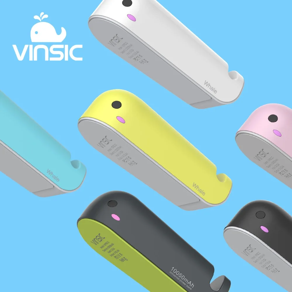 Vinsic детские кит 10050 мАч power bank внешнее зарядное устройство универсальный лучший