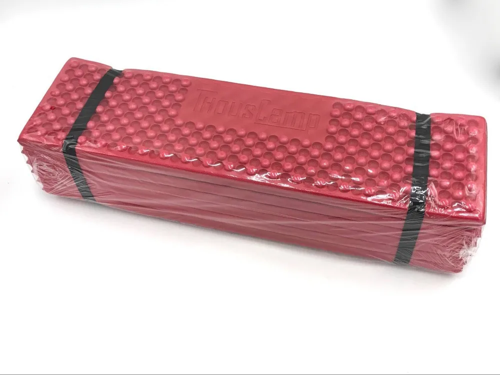 red mat VILEAD 190*57 см походный коврик XPE Сверхлегкий пенопластовый складной водонепроницаемый матрас для кемпинга пешего туризма пикника пляжа спальный коврик - Цвет: red mat