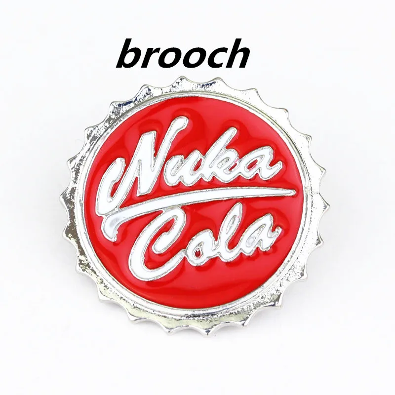 Brown Игра Nuka Cola botter открывалка брелок Подвеска Пип бой ювелирные изделия подарок для автомобиля ключница дружба аксессуары - Цвет: Brown