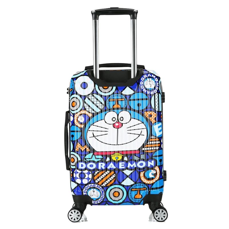 Дорожная сумка на колесиках Doraemon с жестким корпусом 18 дюймов 20 24 дюйма детский
