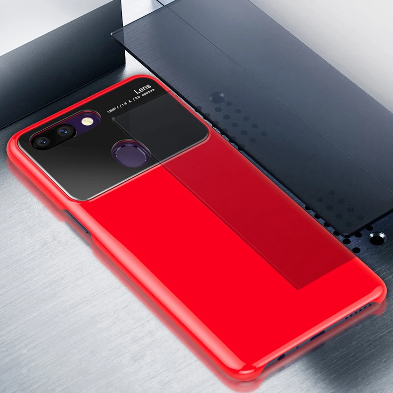 Роскошный зеркальный Тонкий чехол для телефона ADKO Oppo R15 противоударный жесткий