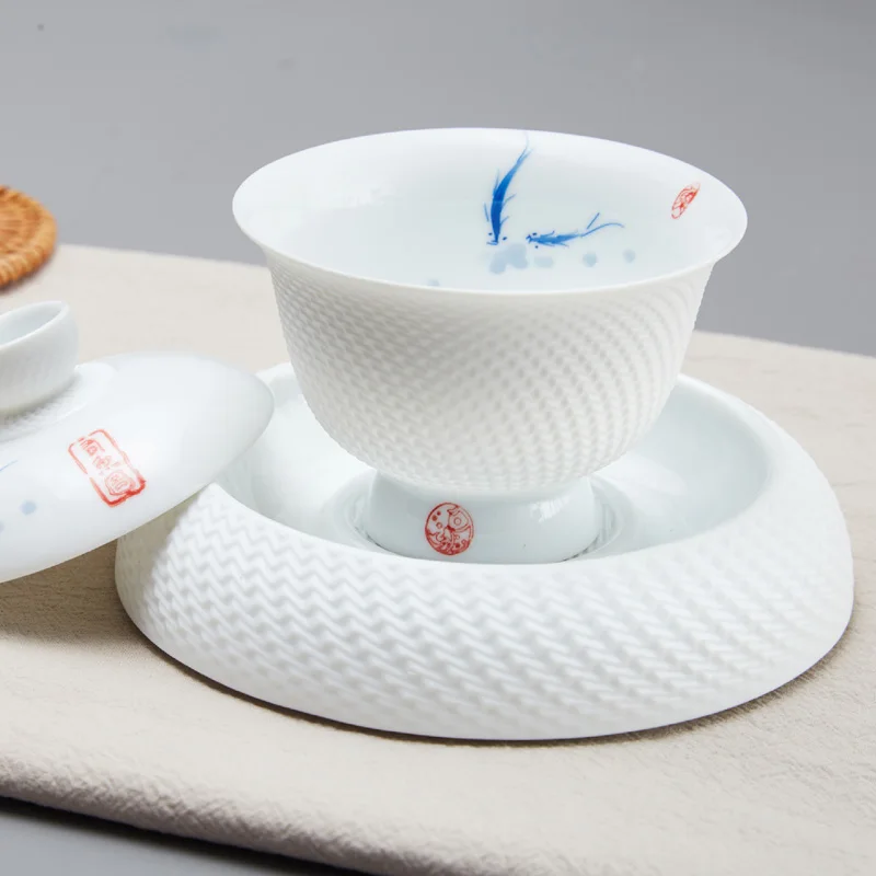 TANGPIN керамический чайник gaiwan чайный набор из рыбы и керамики китайский кунг