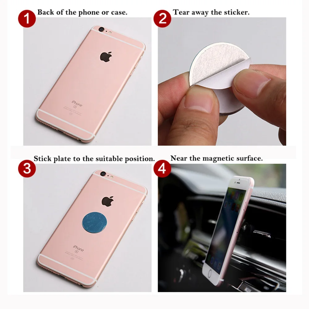 Universal Car Phone Stand Holder For Xiaomi Mi A1 5X 6 Max 2 Redmi 4 4a Note 4x Magnet Air Vent Mount Bracket Support Grip | Мобильные