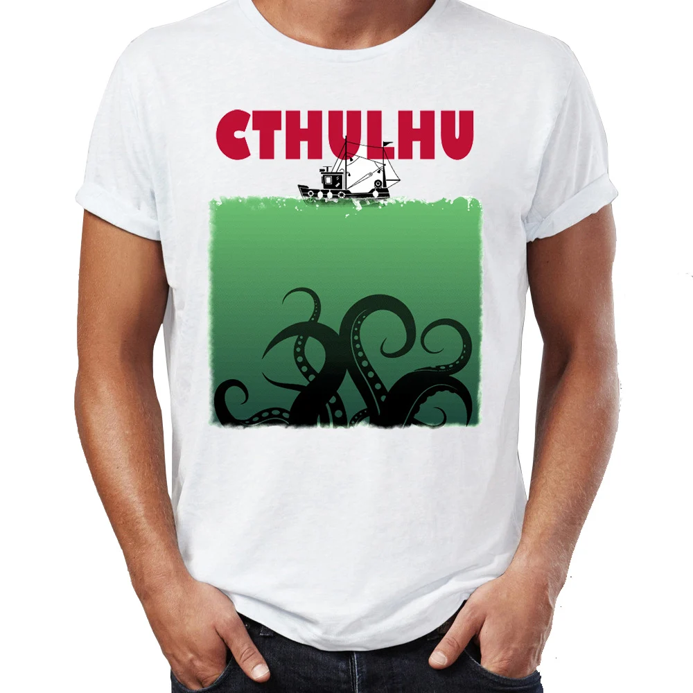 Мужская футболка Lovecraft R'lyeh Park The Call of Cthulhu ужас Хэллоуин художественное