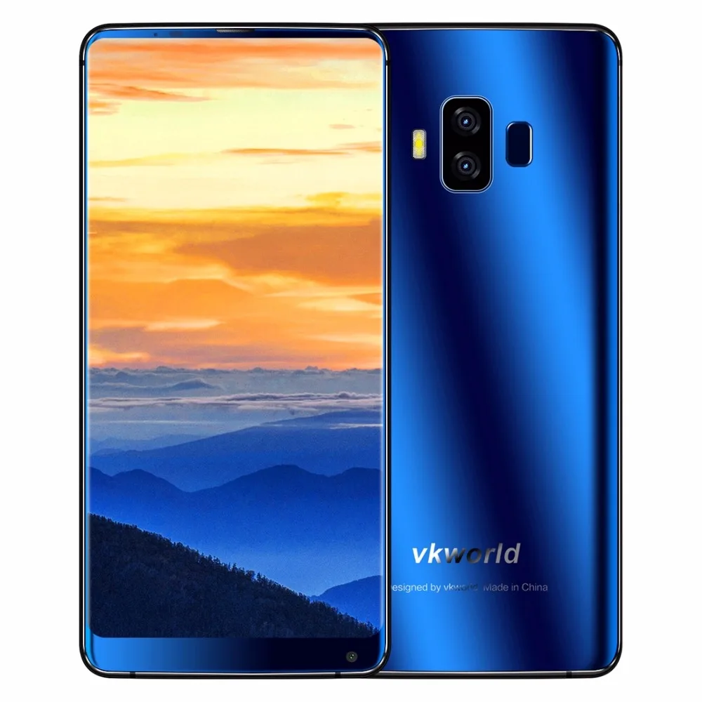 VKworld S8 4 Гб + 64 ГБ 4G мобильный телефон двойная задняя камера Face ID смартфон 5500 мАч 5 99