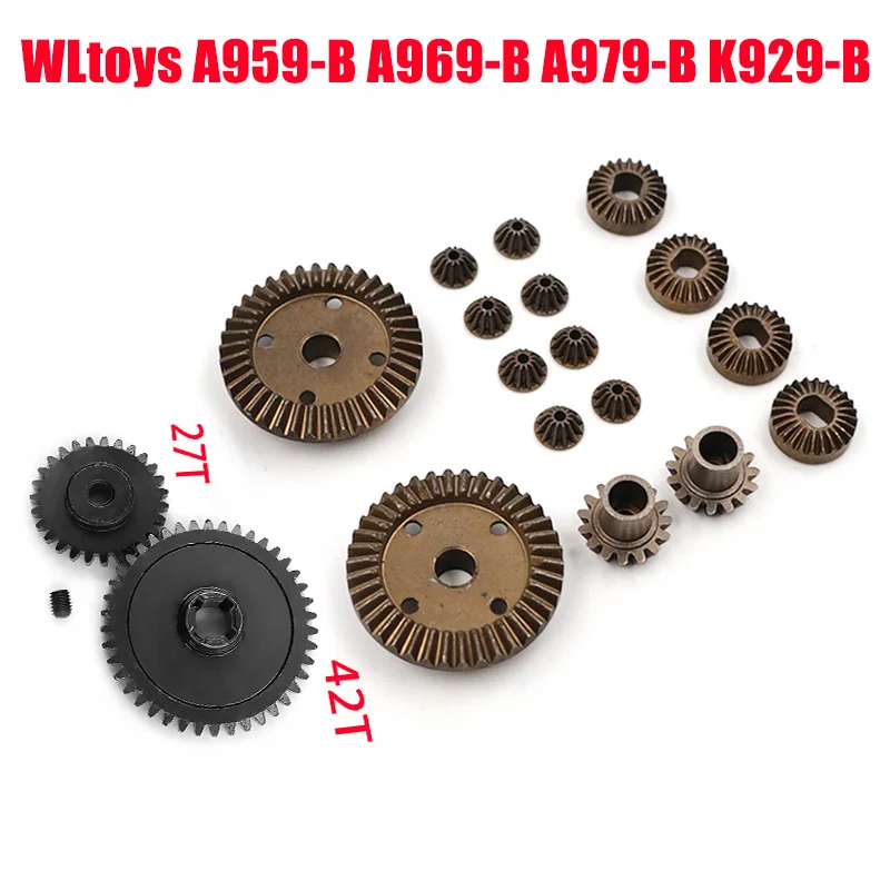 WLtoys A949 A959 A969 A979 K929 A959-B A969-B A979-B K929-B RC автомобиль запасные части A949-23/A959-B-27 обновления металл передний дифференциал - Цвет: 18023x2 18025 18026