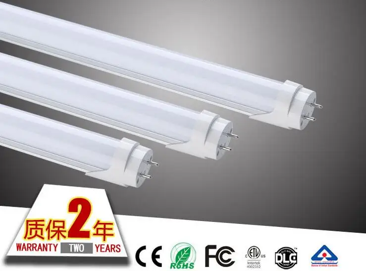 

25pcs/lot Free Shipping 4ft 1.2m 18w T8 led Tube Lamp Fluorescent Milky Tube Light Bar Pure/Warm White