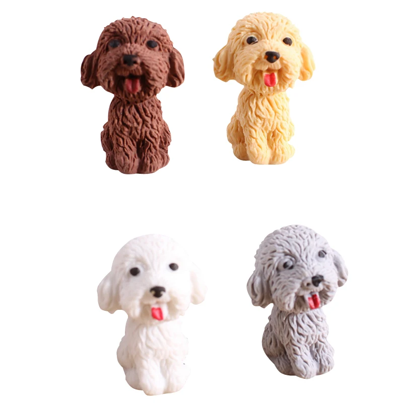 Ластик kawaii dog 36 шт./лот дизайнерский карандаш в форме собаки мягкие резиновые