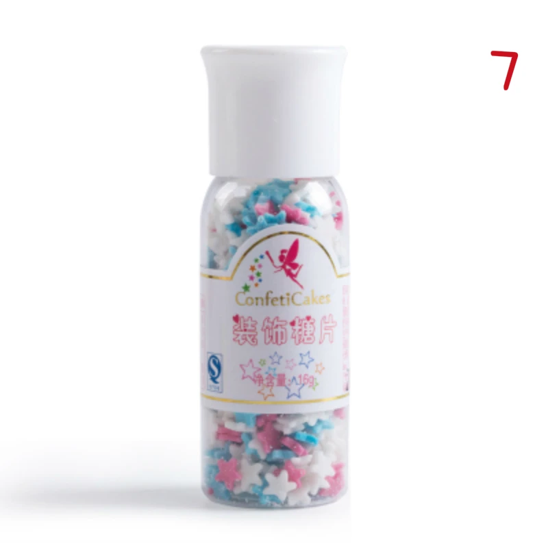 Рождественские украшения для торта из помадки, красочные кусочки сахара, украшения для торта, печенья, инструменты для выпечки, пищевые красители, 16 г