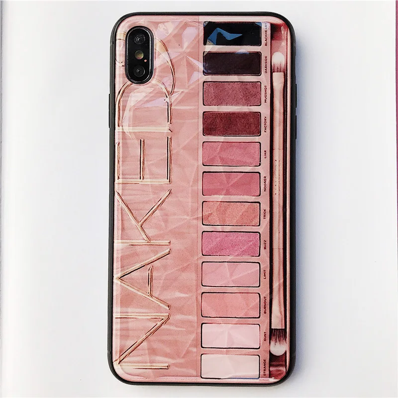 Elala 3D чехол для телефона с бриллиантами iPhone 6 s мягкий из ТПУ узором макияжа
