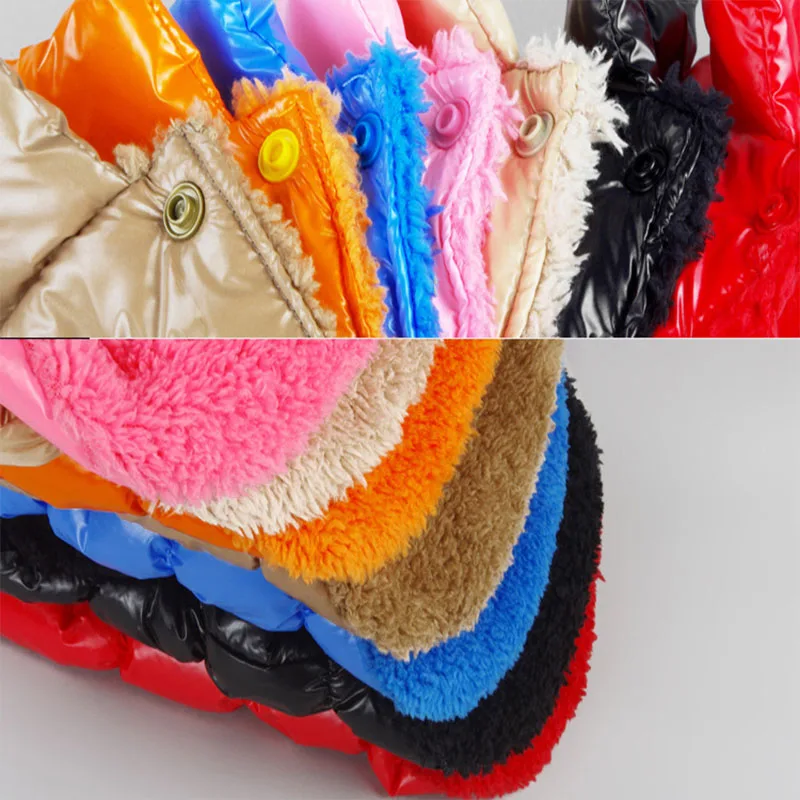 Зимняя одежда для собак большая утепленная маленьких водонепроницаемая Мопсов