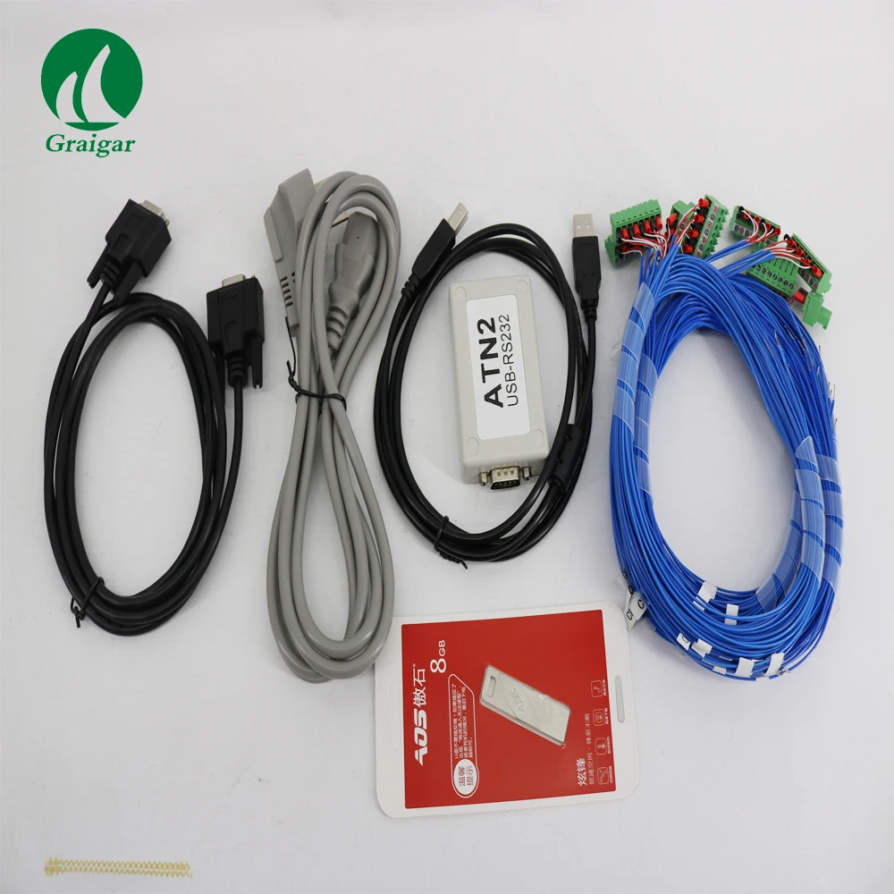

32 Channels Thermocouple Thermometer Temperature Data Logger AT4532 with TFT True Color LCD Display