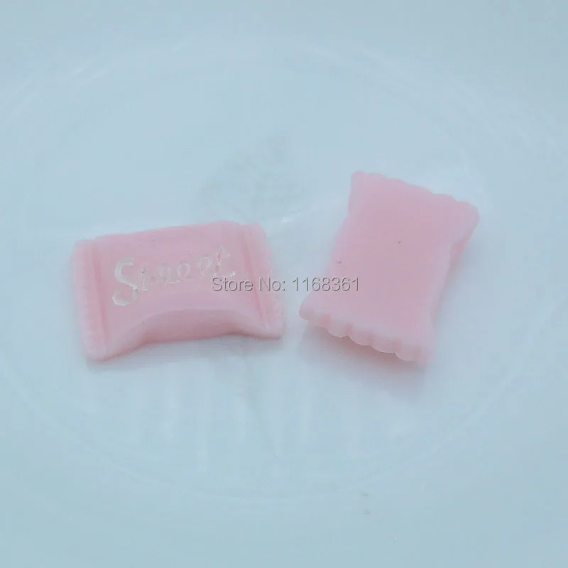 

1 шт./лот полимерные плоские задние светло-розовые сладкие конфеты 23 мм имитация еды кабошон для скрапбукинга DIY Украшение для телефона