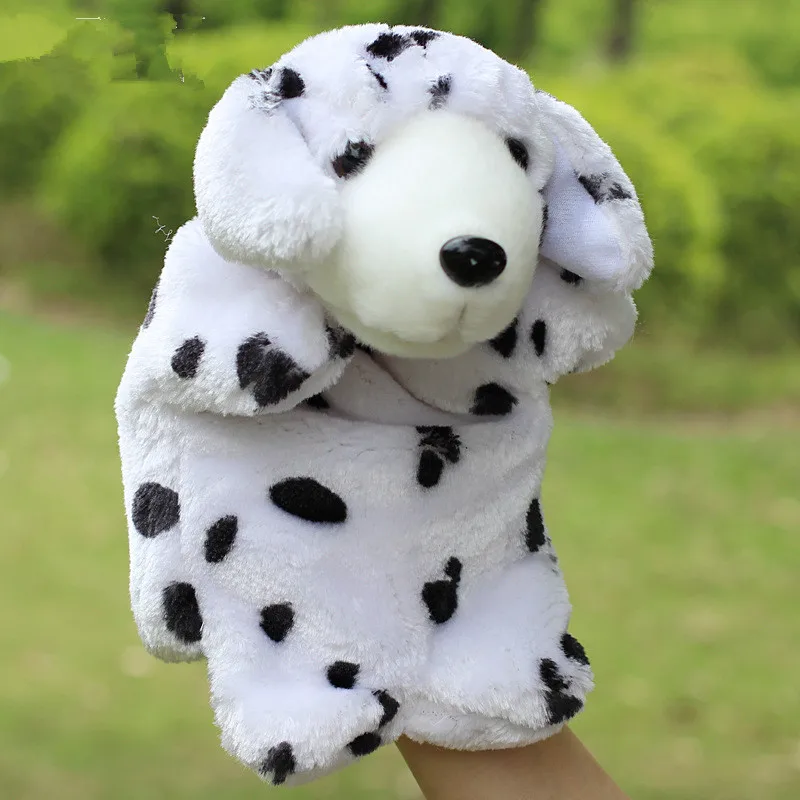 Плюшевые Ручные куклы Кролик Панда Корова собака лягушка кукла Тигр Fantoche