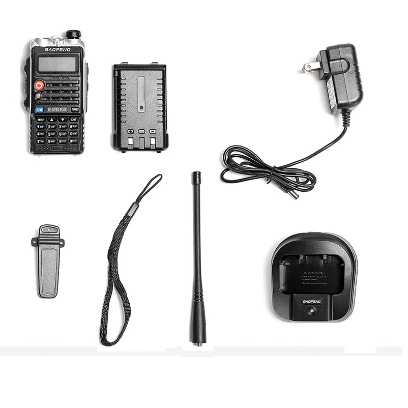 BAOFENG 8 Вт UV B2 PLUS рация 4800 мАч УВЧ УКВ любительский портативный мобильный CB