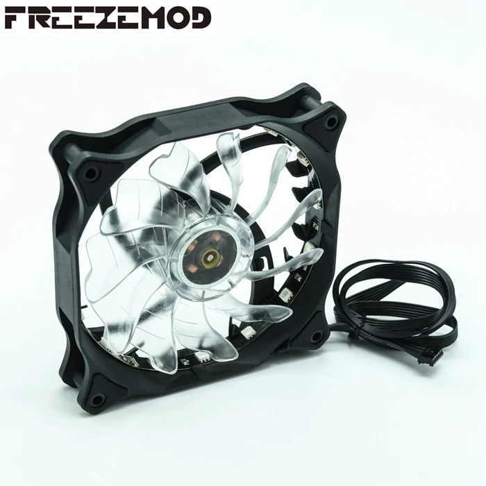 3pcs FREEZEMOD RGB 120mm cooling fan match with controller for water system use. FAN-RGB-03 | Fans &amp Cooling