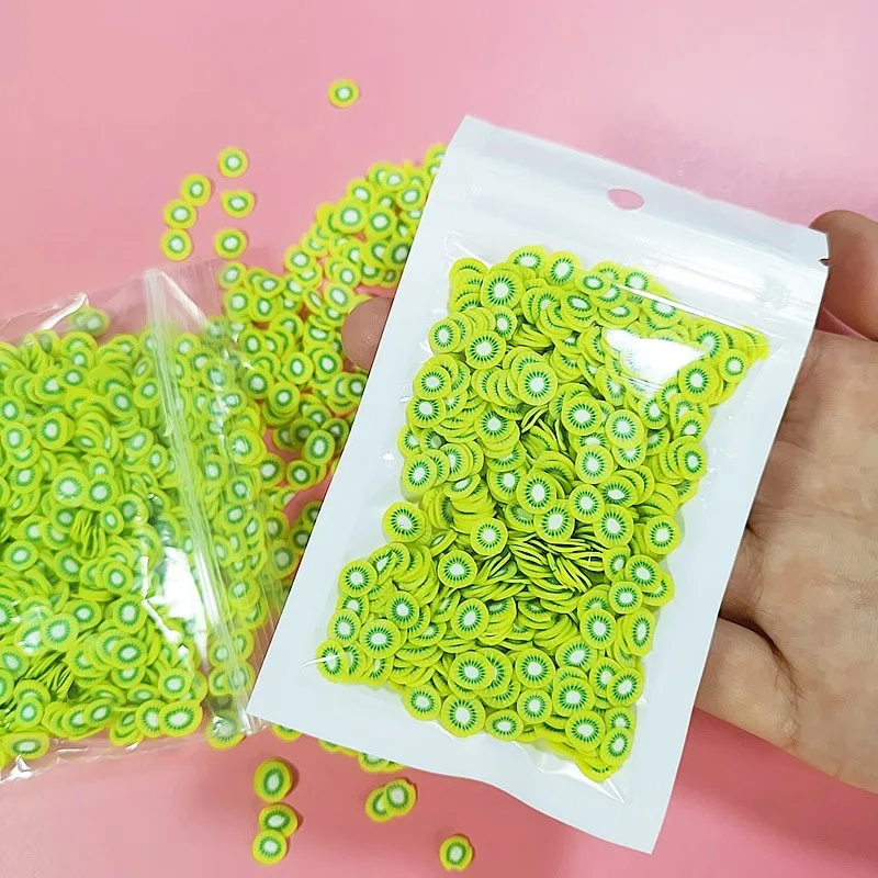 1000 шт DIY хрустальные поставки слаймов фрукты цветок животные торт Ломтики ногти художественные советы аксессуары украшения игрушки для детей 10 г