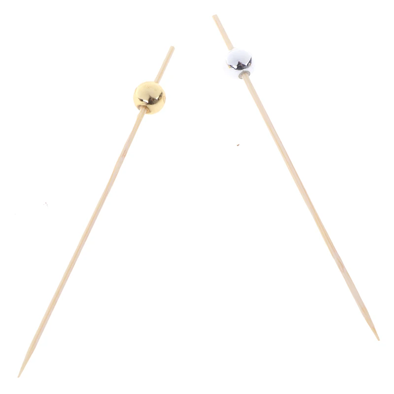 100 шт. одноразовая посуда для вечеринки бамбуковые вилки свадебные