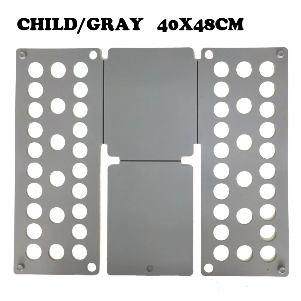 CHILD-GRAY Качественная Волшебная папка для одежды для взрослых и детей, футболки, джемперы, органайзер, складка, экономия времени, быстрая одежда, складная доска, держатель для одежды - Цвет: CHILD-GRAY