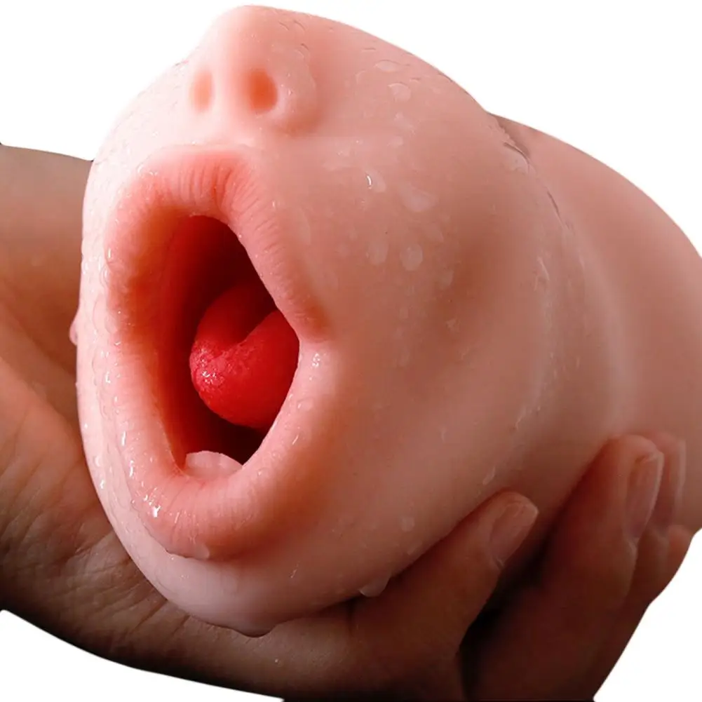 Оборудование для мужской мастурбации имитация рта язык ласточка пенис двуглавая