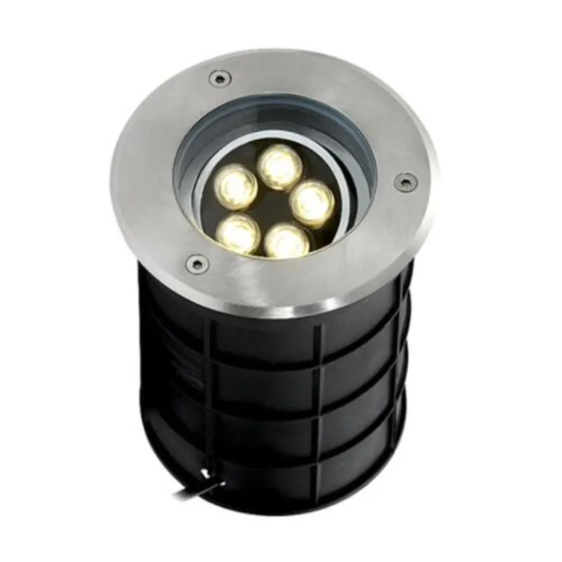 

YRANK 10W 5x2W LED Underground Light Buriend Inground Outdoor Lighting AC85-265V DC12V IP68 LED Spotlight Garden Landscape Lamp