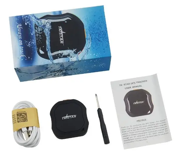 with box LK109 Водонепроницаемый мини трекер система слежения TKSTAR gps трекер GSM gps для детей родителей домашних животных автомобилей SOS коммуникатор tk1000 - Цвет: with box