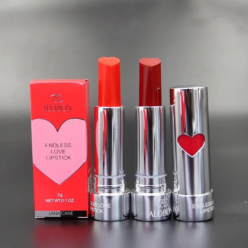 2018 бренд сердце Форма пикантные 8 расцветок матовая Косметическая Помада для губ