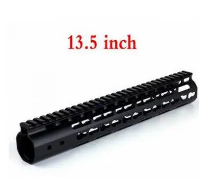 13.5inch " 9" 1" 12" 13," 15" AR15 поплавок Keymod Handguard Пикатинни для охотничьей тропы тактический прицел Крепление ж/гайка - Цвет: 13.5inch